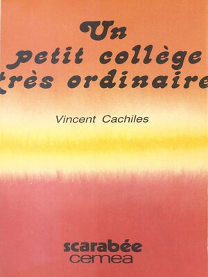 cover image of Un collège très ordinaire